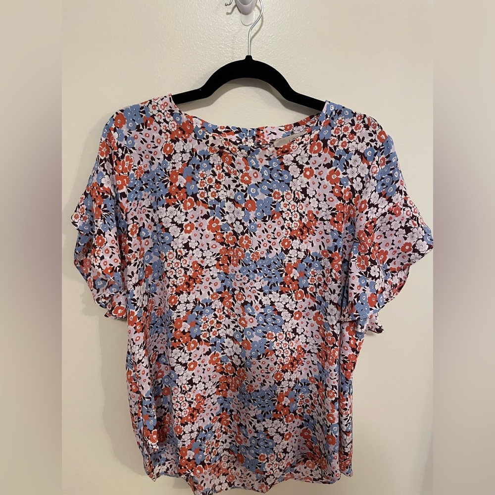 Loft floral blouse